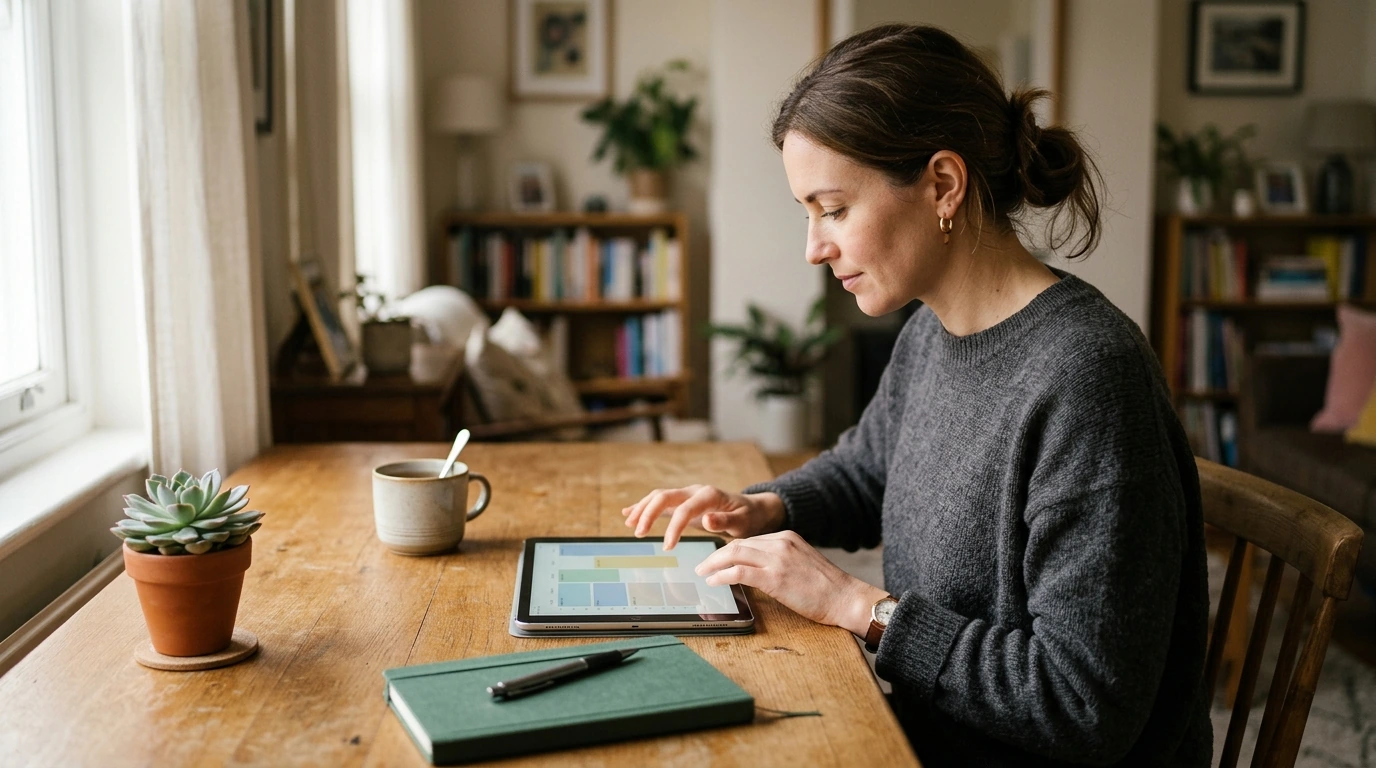 A Calm Productivity Blueprint for Goals, Time & Routines