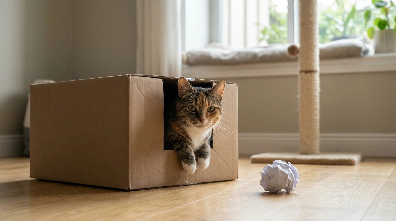 Indoor Cat Enrichment: DIY Toys and Easy Play Ideas